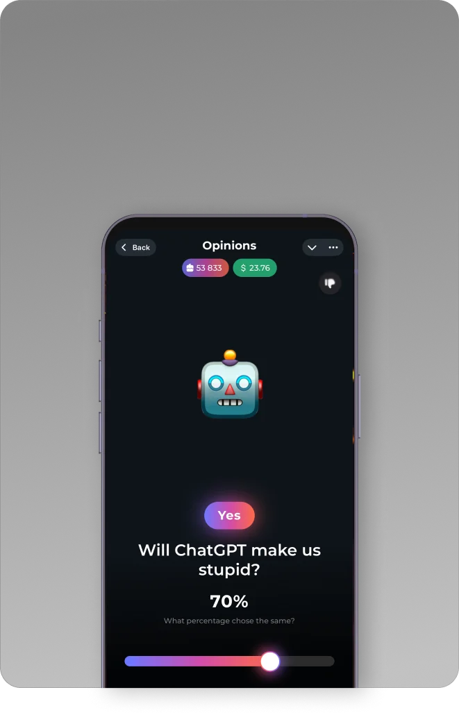 Pollo Opinions Screen